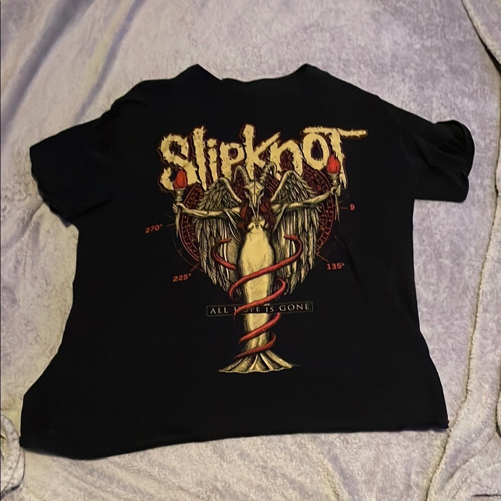 Black Slipknot T-Shirt